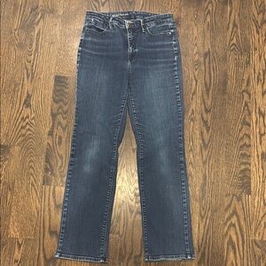 Talbots Blue Barely Boot Jeans